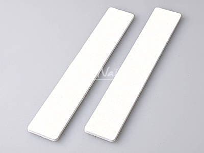 Jumbo Professional Nail File Square White 80/80 50 Nail Files Size 7" X 1"