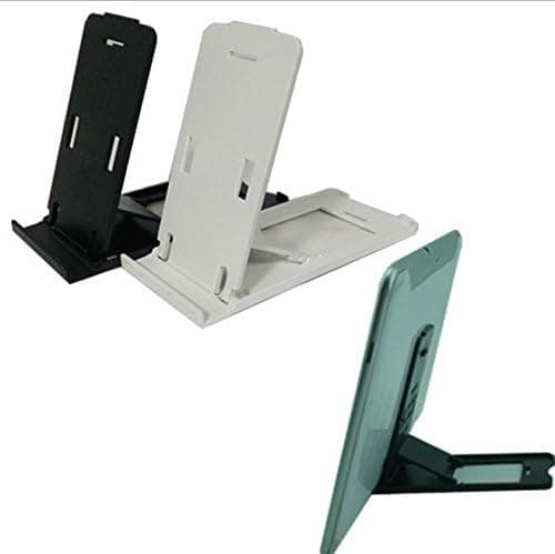 Domire Universal Adjustable Folding Plastic Desk Stand for All iPads, iPhones, Tablets and Mobile Phones