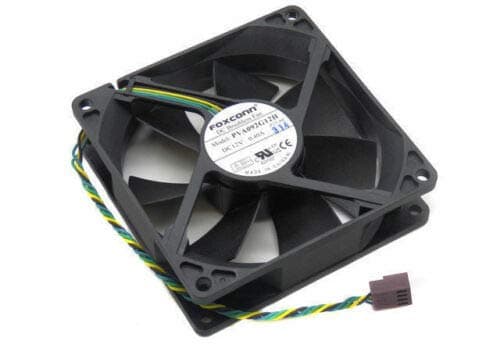 Yesvoo New Case Cooling Fan for HP Compaq Pro 6000 6005 6200 6300 6305 3500 4300 SFF or MT/HP Elite 8000 8200 8300 SFF or MT, 636922-001 Foxconn PVA092G12H DC12V 0.4A 92x25mm 4wire