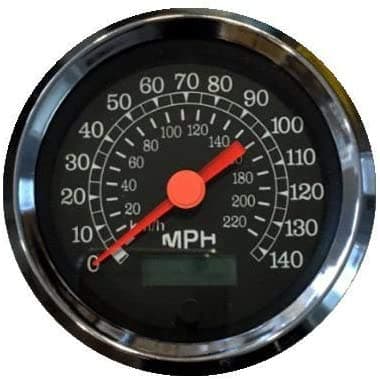 IIL GPS Speedometer, 3-3/8"/86mm,LED Light (043-SP-BC-GPS)