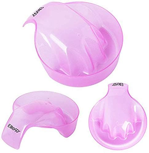 Elite99 Fashion Soaking Hand Soak Bowl Tray Nail Art Acrylic UV Gel Tip Polish Remover Manicure Care Treatment Tool Pink