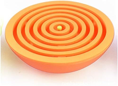 Lizct Balance Labyrinth Maze Ball - Hemisphere Brain Teaser Puzzle Maze Intelligent Board Game Toys for Adults and Children (Orange)