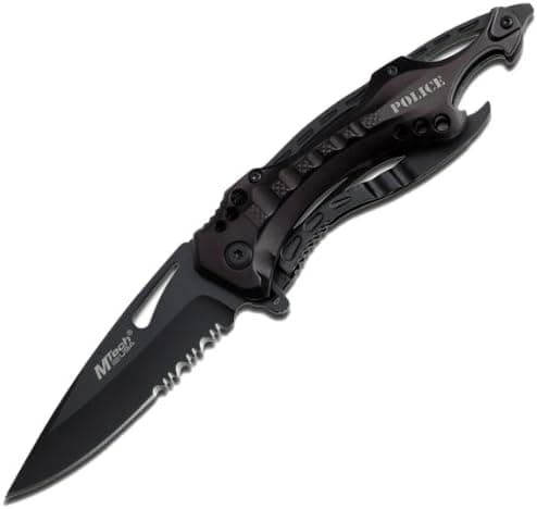 MTECH USA MT-605BK Tactical Folding Knife 4.5-Inch Closed