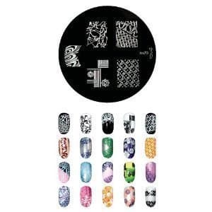 Konad Stamping Nail Art Image Plate M70