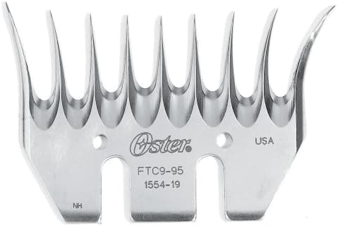 Oster Shearing Comb, 9-Tooth Flared Golden Ram Harvest All