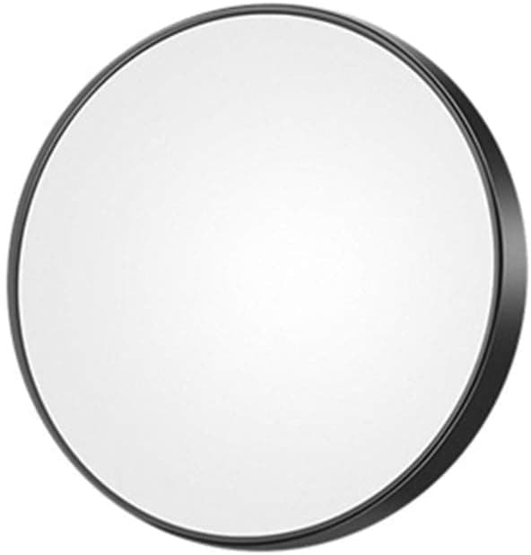 OSALADI 5X Magnification Mirror with 2 Mounting Suction Cups Easy Install 3.5 Inch Round Cosmetic Mirror Black 5X Magnifying Vanity Mirror Small Makeup Mirror for Women