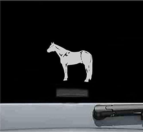 Quarter Horse Vinyl Decal Sticker (Silver)