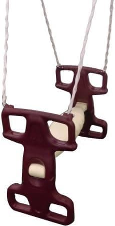 Flexible Flyer Maroon Rocket Rider Tandem Swing Assembly