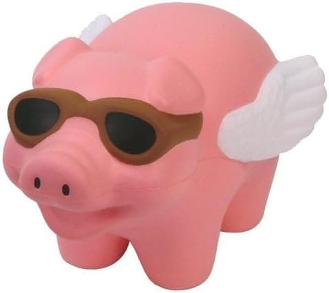 Flying Pig Stress Toy by Ariel