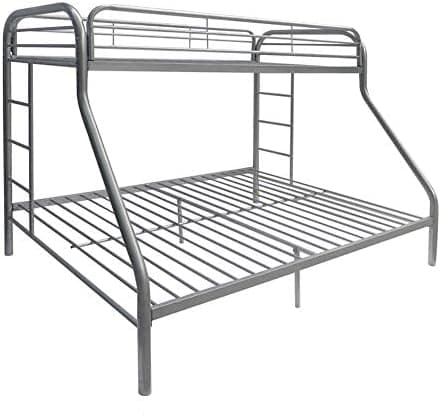ACME Tritan Silver Twin over Full Bunk Bed
