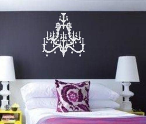 Crystal Chandelier Decal Sticker Art Wall Murals Tattoo