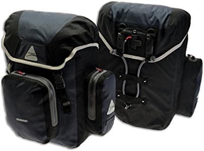 Axiom Randonee Aero 60 Pannier Set: Black