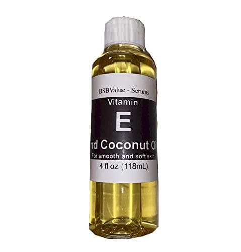 Vitamin E and Coconut Oil Serum 4 oz - Beauty Serum - For Smooth and Soft Skin - BSBValue Best Serums