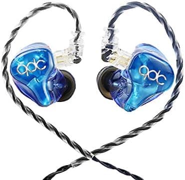 QDC Neptune Full Frequency Dynamic Unit Earbuds HiFi Noise Cancellation Monitor Headphone with Datachable Cable in-Ear Earphones with Mic
