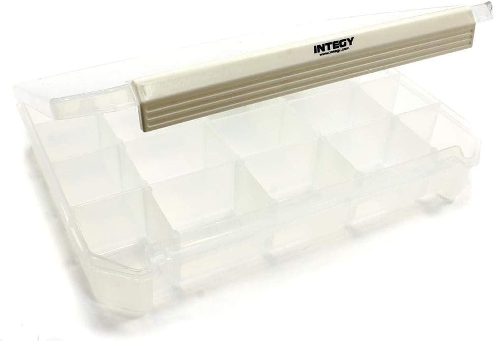 Integy RC Model C25111 Plastic Storage Box 255x188x43mm for Small Parts & Hardware 20 Compartments