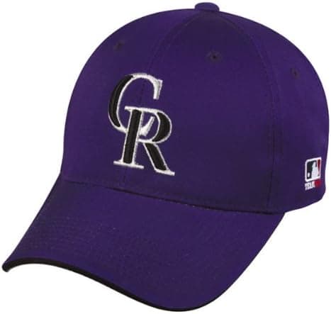 Colorado Rockies "ALL PURPLE" ADULT Cap MLB Officially Licensed Major League Baseball Adjustable Replica Hat