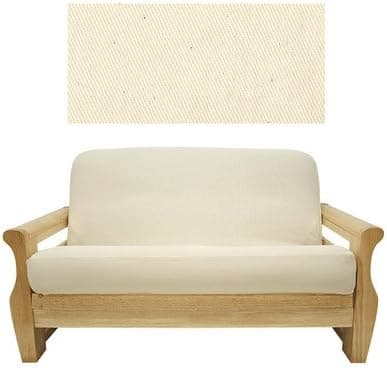 Solid Natural Futon Cover Size: Full