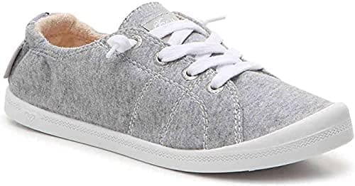 Charles Albert Canvas Sneakers for Women, Lace Up Tennis Shoes
