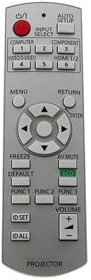 Universal Replacement Remote Control Fit for N2QAYB000696 for Panasonic PT-DZ570U PT-DW530U PT-DX500U Projector