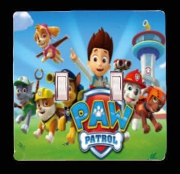 Paw Patrol Nickelodeon Light Switch and/or Outlet Cover (2X Toggle)
