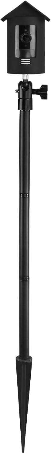 Holicfun Ground Stake Mount Stand with Weather-Resistant Silicone Cover Skin for Stick Up Cam Battery (3rd Generation)