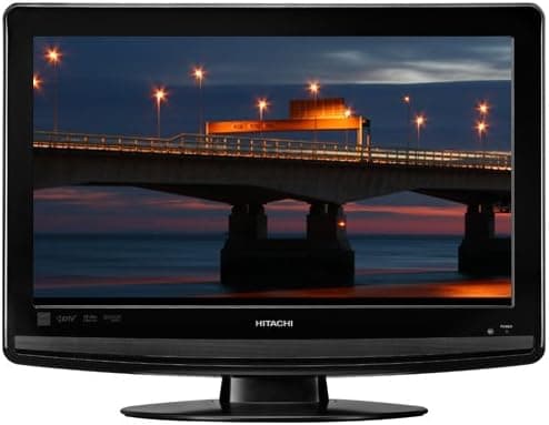 Hitachi L26D103 26-Inch 720p LCD HDTV with Built-In DVD Player, Black