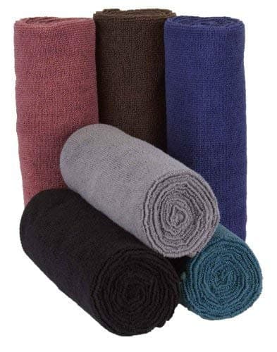 20 Towels (16" x 29") CHOCOLATE Microfiber Bleach Chemical Resistant Salon Spa Towels Proof