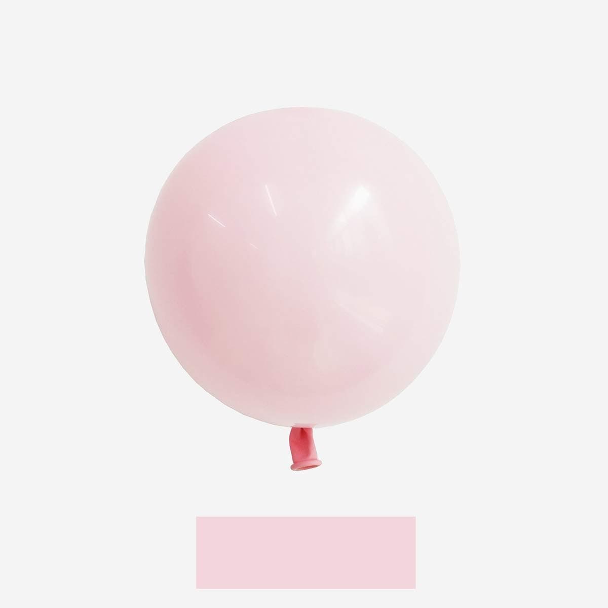 Eanjia 5" Latex Balloons Baby Pink 100pcs Bulk Pack of Strong Latex Balloons for Birthday Wedding Party Decorations, Good Round Shape ,Easy to Tie ,Vivid Clear,Real Shot