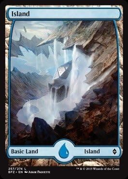 Magic The Gathering - Island (257) (257/274) - Battle for Zendikar