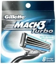 Gillette Mach3 Turbo-Gillette Refill Cartridges, 32ct