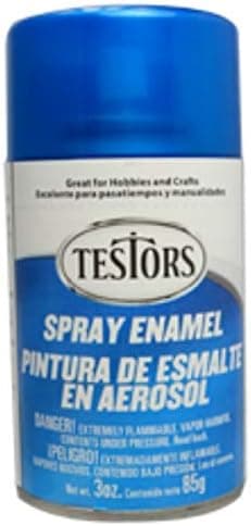Testor Corp. Transparent Blue Enamel Paint 3oz Spray Can