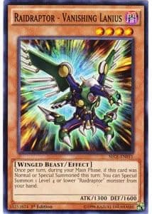 YU-GI-OH! - Raidraptor - Vanishing Lanius (SECE-EN011) - Secrets of Eternity - 1st Edition - Common
