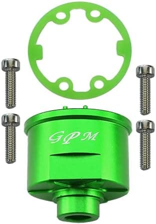 Aluminium Front Or Rear Differential Carrier For Traxxas E-Revo Brushless/E-Revo 2.0 / Rustler 4X4 VXL/Hoss 4X4 VXL/Telluride/Slash 4x4 / XO-01/4-Tec 3.0-1Pc Set Green