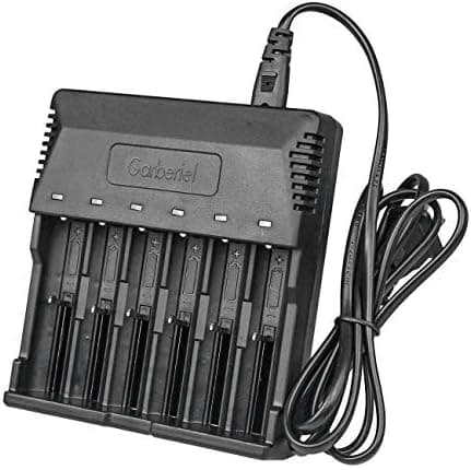 18650 Battery Charger 6 Slot Universal Smart Li-ion Batteries Charger, Zero Volume Battery Repair, Overcharge Protection, Overcurrent Protection, Short-circuit Protection, Over-temperature Protection