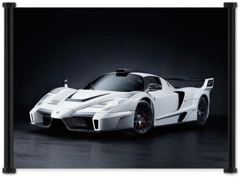 Ferrari Enzo Exotic Sports Car Fabric Wall Scroll Poster (21"x16") Inches
