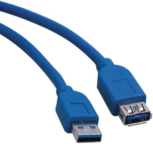 6 Pack A-MALE TO A-FEMALE USB 3.0 CABLE (6 FT) (Catalog Category: COMPUTER CABLES/ADAPTERS / COMPUTER ACCESSORIES)