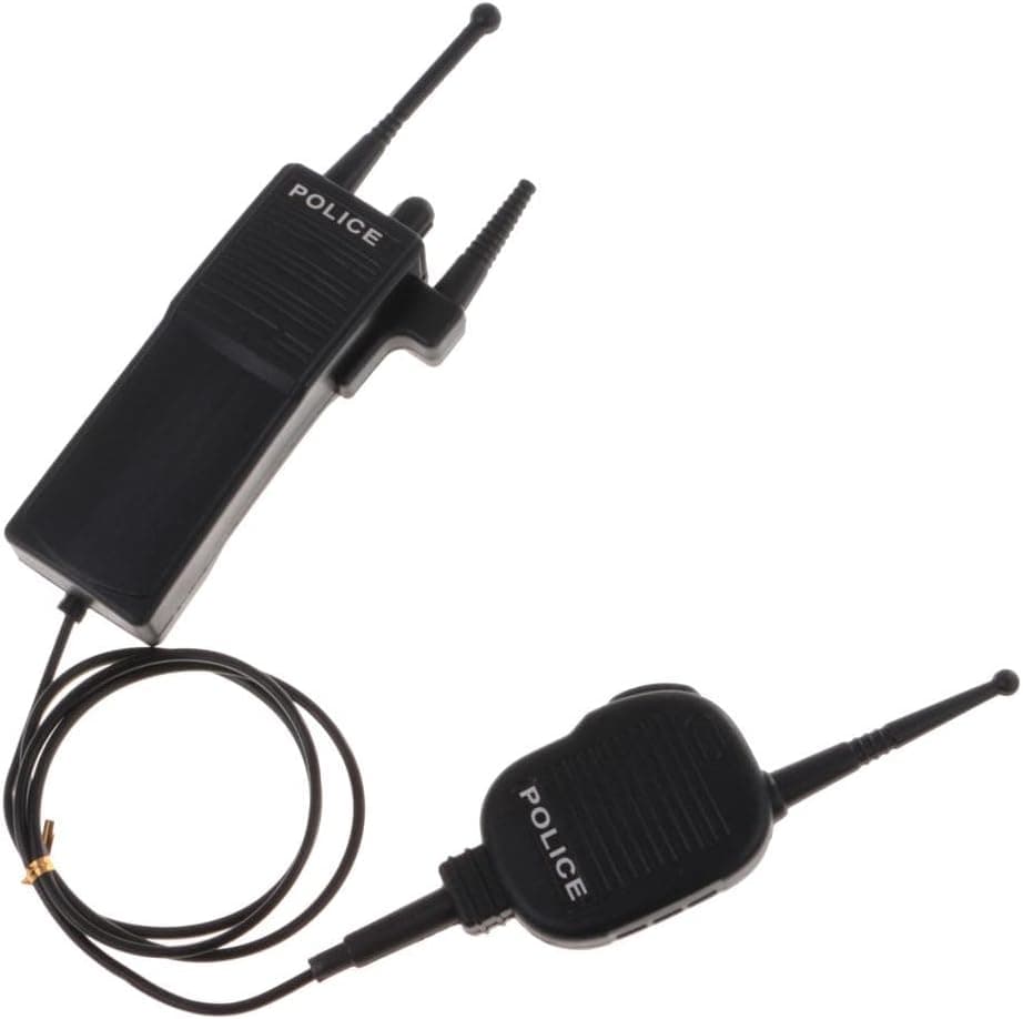 Fityle Artificial Police Interphone Prop Two Way Radio Toys Game Joke Gag Gifts