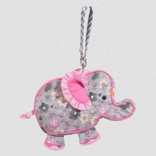 Douglas Daisy Elephant Sillo-ette Wristlet Purse