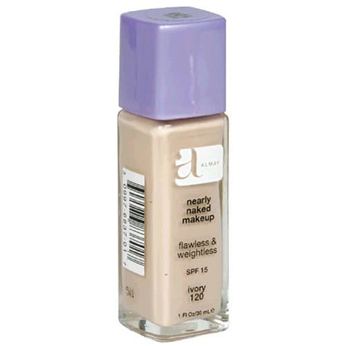 Almay Nearly Naked Makeup with SPF 15, Ivory 120, 1-Ounce Bottles (Pack of 2)