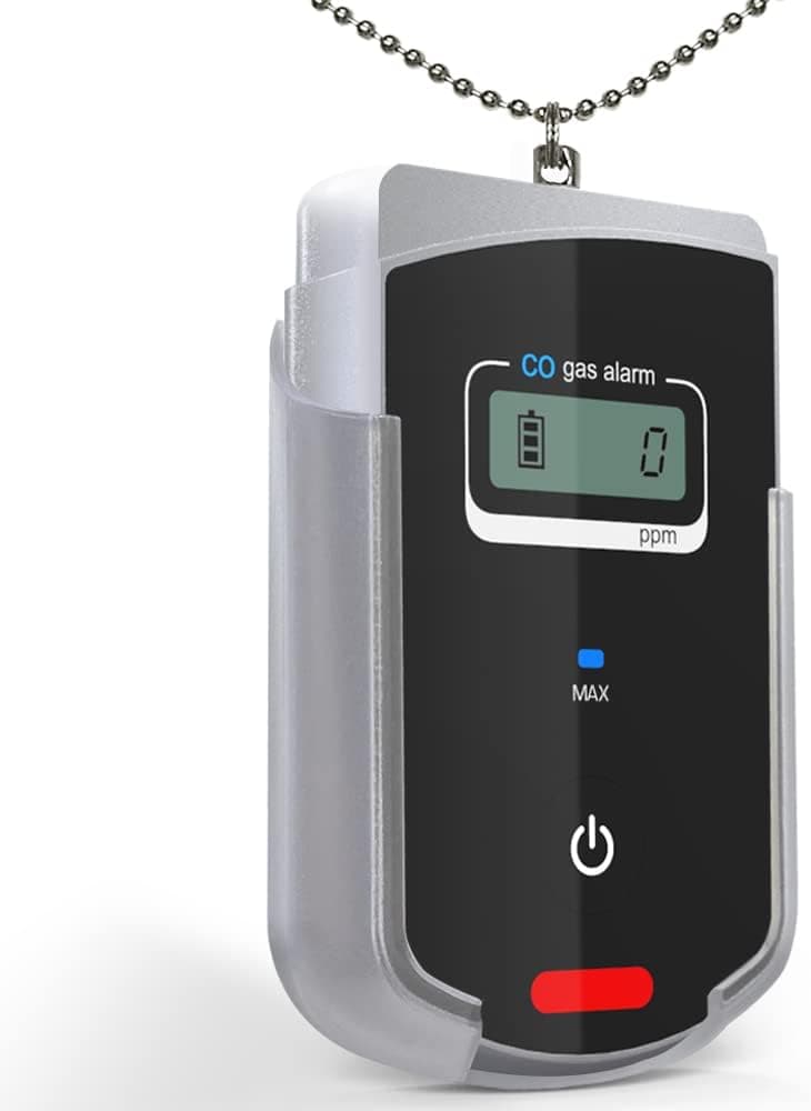 GZAIR Carbon Monoxide CO Detector, Car, RV, Aircraft, Boat, Bus, Truck, Vehicle Automotive CO Gas Alarm, Portable CO Meter for Travel, Police, Pilots, Drivers, and Campers