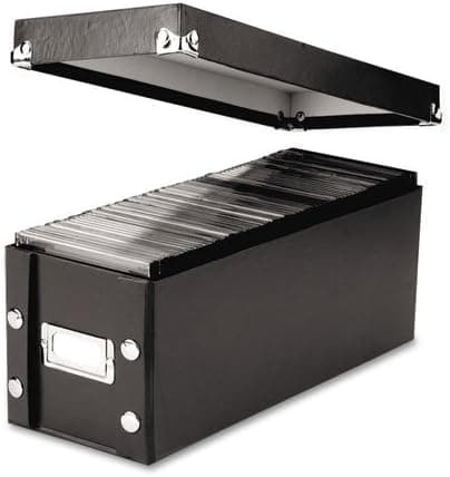 Snap-N-Store Products - Snap-N-Store - CD Storage Box, Holds 60 Slim/30 Std. Cases - Sold As 1 Each - Holds full or slim CD jewel cases. - Quick assembly. - Clearly label contents. - Attractive, stylish appearance. -