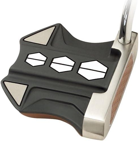 Hippo Hex Putter, Face Balanced Mallet Head With Milled Aluminum Face Insert