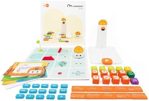 Matatalab Pro Set Coding Robot for Kids Ages 4+, STEM Educational Toy for Kids, Entry-Level Programming DIY Mechanical Building Blocks Robot, Learn to Code with Game