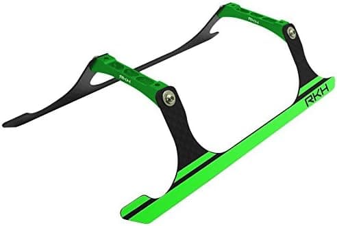 Rakon Blade 230S CNC Landing Gear Set (Black-Green) - 230S721-BG