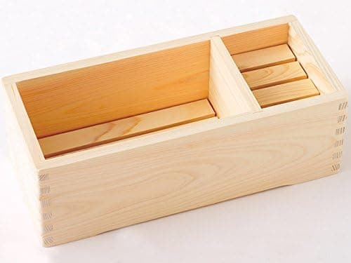 Hinoki Wood Bathroom Shampoo Bottle Storage 20329