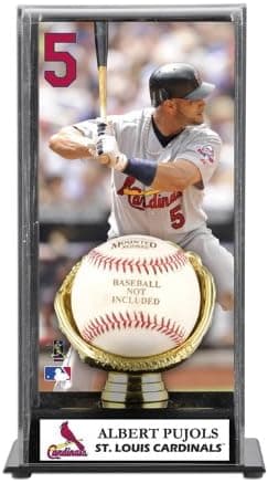 Albert Pujols Gold Glove Baseball Display Case | Details: St. Louis Cardinals