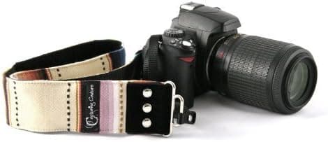 Capturing Couture Adjustable Camera Strap, 2” Navajo Cream - Men, Women, DSLR, Mirrorless, Neck or Shoulder