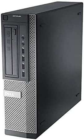 Dell Optiplex 7010 SDT Premium Business Desktop PC, Intel i3 Processor, 4GB DDR3 RAM, 500GB HDD, DVD, Windows 10 Professional (Renewed)