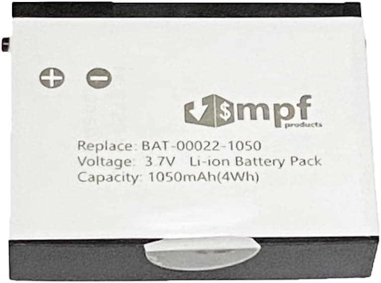 MPF Products 1050mAh BAT-0002-1050 BAT-00022-1050 Battery Replacement Compatible with Skycaddie Skygolf SG5 GPS Range Finder DSC-GB100K