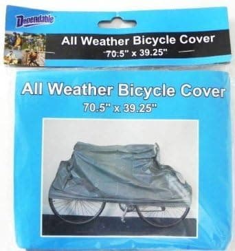 Dependable All Weather Bicycle Cover 70.5" x 39.25" for All Mountain Bikes